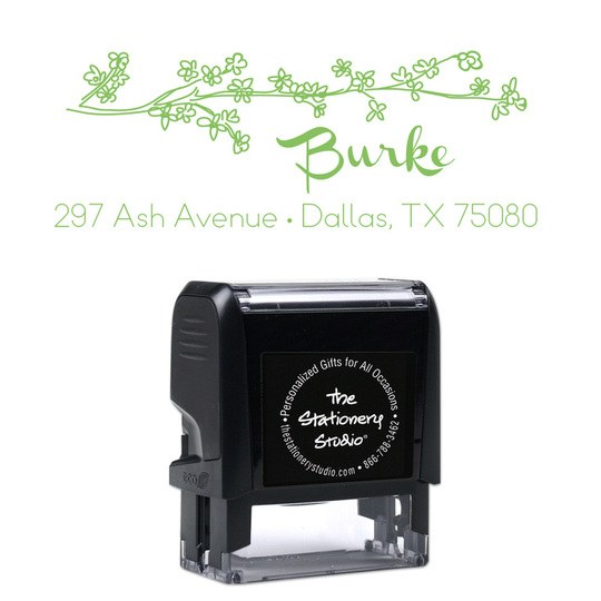 Spring Branch Rectangular Address Self Inking Stamper